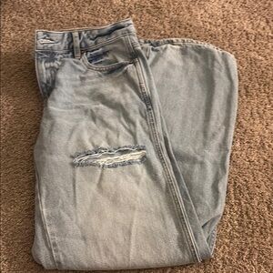 PacSun Light Blue Ripped Boyfriend Jeans